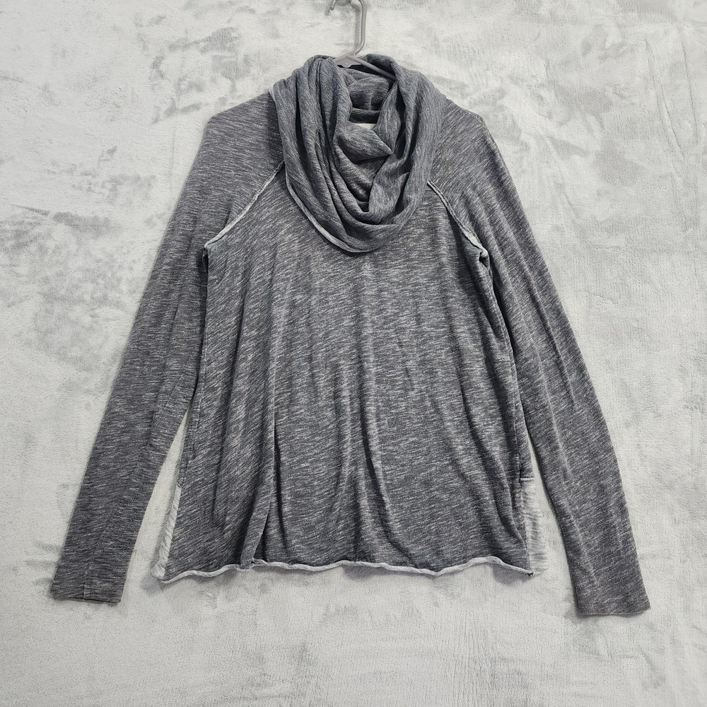 Free People FP Beach Sweater Womens One Size Gray Cocoon‎ Cowl Neck Pullover